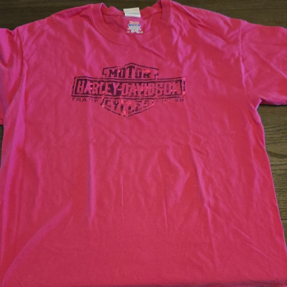 Harley-Davidson Pink Short Sleeve Tee